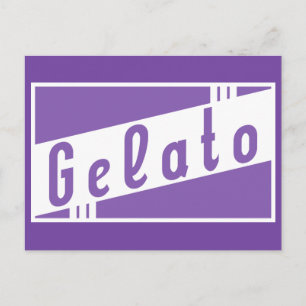 retro gelato briefkaart