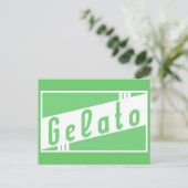 retro gelato briefkaart (Staand voorkant)