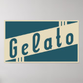 retro gelato poster (Voorkant)