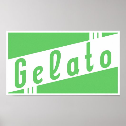 retro gelato poster (Voorkant)