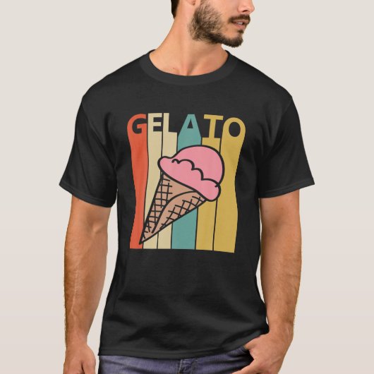 Retro Gelato T shirt (Voorkant)
