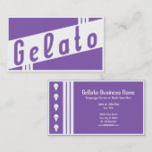retro gelato visitekaartje (Voorkant / Achterkant)