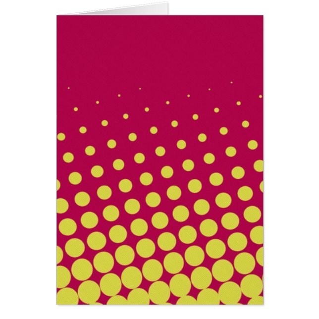 Retro gele stippen (Voorkant)