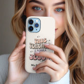 Retro geloof leraar waardering Case-Mate iPhone case