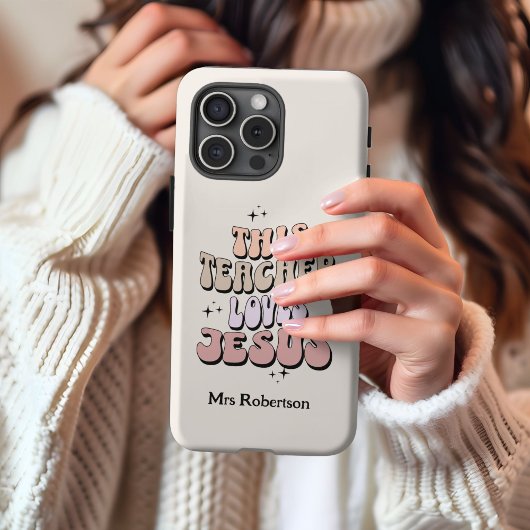 Retro geloof leraar waardering Case-Mate iPhone case