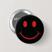 Retro Gelukkig Gezicht Ronde Button 5,7 Cm (Voorkant /achterkant)