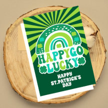 Retro Gelukkig St. Patrick's Dag