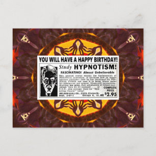 RETRO GELUKKIGE VERJAARDAG GROETEN BRIEFKAART