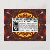 RETRO GELUKKIGE VERJAARDAG GROETEN BRIEFKAART (Voorkant)