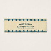 Retro Gem Border·Oorbel Hoops Studs Toon Kaart (Achterkant)