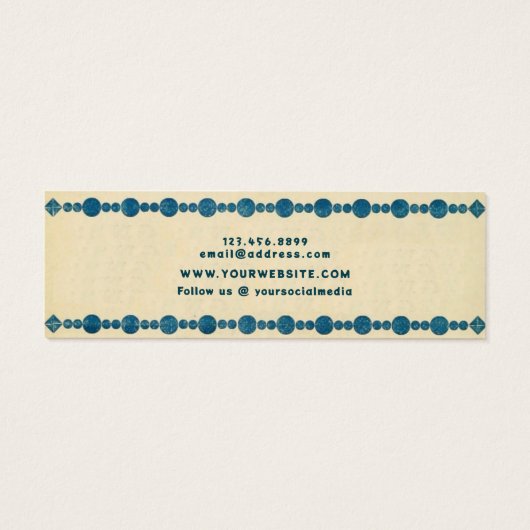 Retro Gem Border·Oorbel Hoops Studs Toon Kaart (Achterkant)