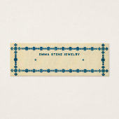 Retro Gem Border·Oorbel Hoops Studs Toon Kaart (Voorkant)