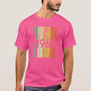 retro gemaakt in 1969 klassieke verjaardag t-shirt