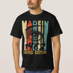 Retro  gemaakt in 1982 Limited Edition , Happy T-shirt