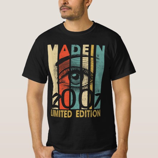 Retro gemaakt in 2007 Limited Edition, Happy T-shirt (Voorkant)