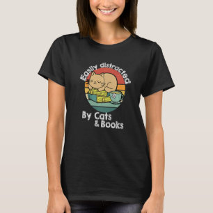 retro, gemakkelijk verstoord door kratten en boek t-shirt