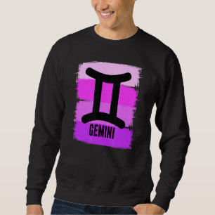 Retro Gemini Vrouwen Dierenriem Astrologie Vintag Trui
