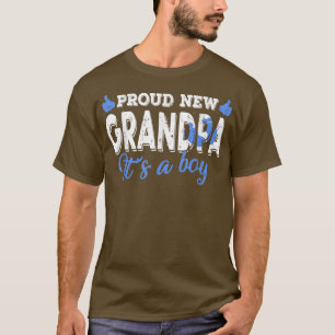 Retro Gender onthullen Nieuwe Opa Het is een jonge T-shirt