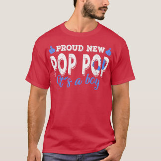 Retro Gender onthullen Nieuwe Pop Pop Het is een j T-shirt