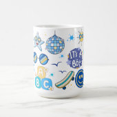 Retro gender onthult dat het een jongen is magische mok (Midden)