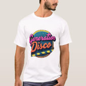 Retro Generation Disco T-Shirt - Unisex Disco Tee (Voorkant)