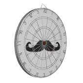 Retro gentelman zet dart board vast dartbord (Voorkant Links)