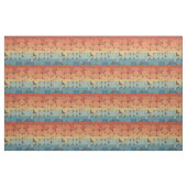 Retro Geometric Art 70s Stijl Stof (Yard (91,4 cm))