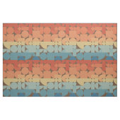 Retro Geometric Art 70s Stijl Stof (Fat Quarter)