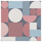 Retro Geometric Art Americana Stof (Close Up)