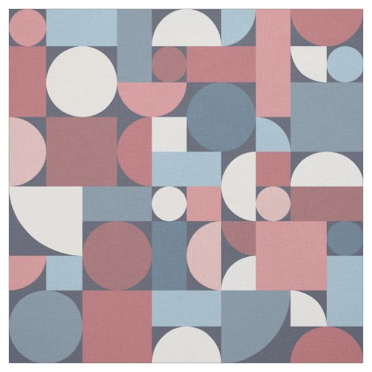 Retro Geometric Art Americana Stof (Swatch)