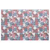 Retro Geometric Art Americana Stof (Fat Quarter)
