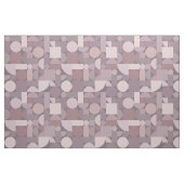 Retro Geometric Art Mauve Stof (Fat Quarter)