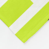 Retro Geometric Art Maze Chartreuse Fleece Deken (Hoek)