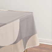 Retro Geometric Art Taupe Tafelkleed (Voorbeeld)