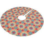 Retro Geometric Artistic Abstract Pattern #15 Kerstboom Rok (Gekanteld)