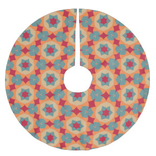 Retro Geometric Artistic Abstract Pattern #15 Kerstboom Rok