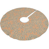 Retro Geometric Artistic Abstract Pattern #18 Kerstboom Rok (Gekanteld)