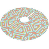 Retro Geometric Artistic Abstract Pattern #21 Kerstboom Rok (Gekanteld)