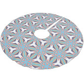 Retro Geometric Artistic Abstract Pattern #2 Kerstboom Rok (Gekanteld)