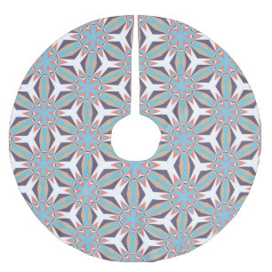 Retro Geometric Artistic Abstract Pattern #2 Kerstboom Rok