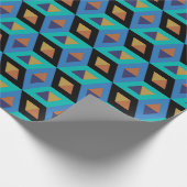 Retro Geometric Artistic Abstract Pattern #34 Cadeaupapier (Hoek)