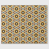 Retro Geometric Artistic Abstract Pattern #43 Cadeaupapier (Vlak)