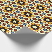 Retro Geometric Artistic Abstract Pattern #43 Cadeaupapier (Hoek)