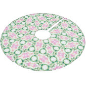 Retro Geometric Artistic Abstract Pattern #8 Kerstboom Rok (Gekanteld)