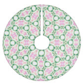 Retro Geometric Artistic Abstract Pattern #8 Kerstboom Rok (Voorkant)