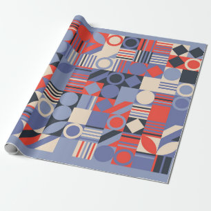 Retro geometric covers set. Bauhaus retro design c Cadeaupapier
