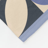 Retro geometric covers set. Bauhaus retro design c Fleece Deken (Hoek)