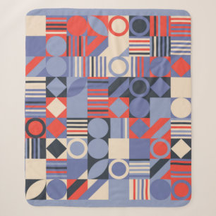 Retro geometric covers set. Bauhaus retro design c Sherpa Deken