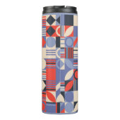Retro geometric covers set. Bauhaus retro design c Thermosbeker (Achterkant)