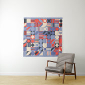 Retro geometric covers set. Bauhaus retro design c Wandkleed (In situ)